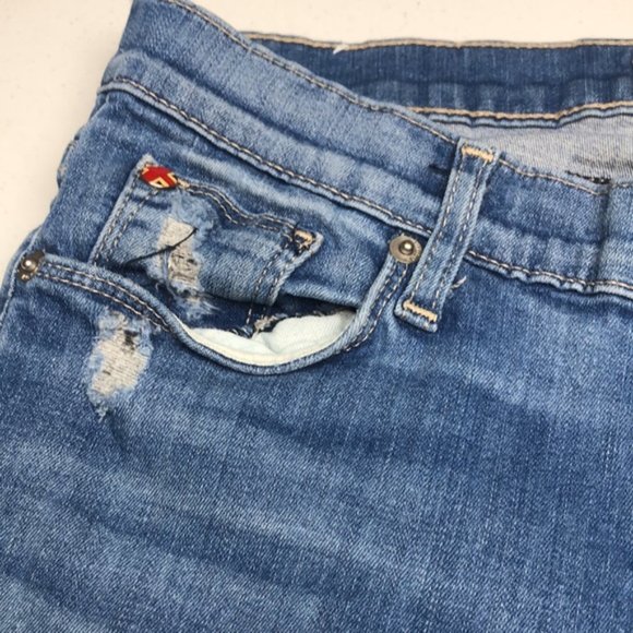 PREMIUM HUDSON KRISTA SUPER SKINNY JEANS 27x30 MADE IN USA 🇺🇸 - Picture 6 of 12